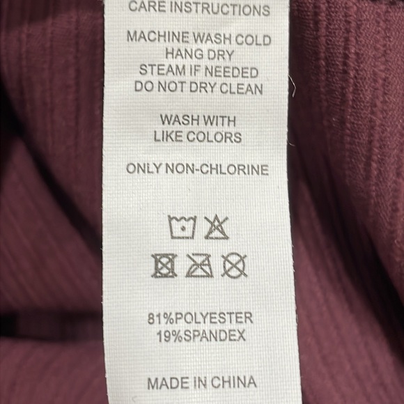 SAVVI Women’s Lexi Harem Jogger NWT Size Medium Cargo Pockets Dark Purple - Picture 14 of 14